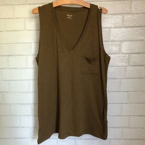 Madewell Olive Green Tank Top